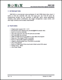 datasheet for SNC10B by 