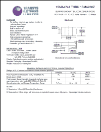 datasheet for 1SMA130Z by 