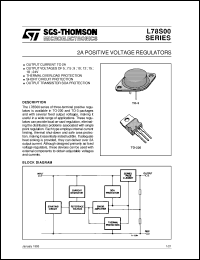 datasheet for L78S05CV by SGS-Thomson Microelectronics