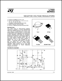 datasheet for L7905CD2T by SGS-Thomson Microelectronics