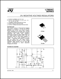 datasheet for L7905ACV by SGS-Thomson Microelectronics
