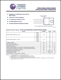 datasheet for BD240C by 