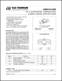 datasheet for AM83135-050 by SGS-Thomson Microelectronics