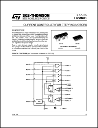 datasheet for L6506D by SGS-Thomson Microelectronics
