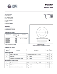 datasheet for TR2004SF25 by 