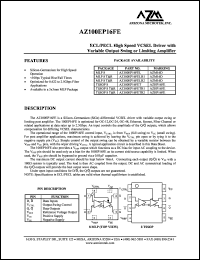 datasheet for AZ100EP16FETR2 by 