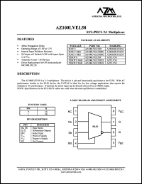 datasheet for AZ100LVEL58TR1 by 