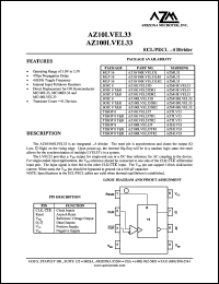 datasheet for AZ10LVEL33D by 