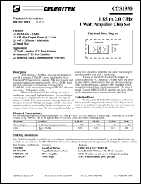 datasheet for CCS1930 by 