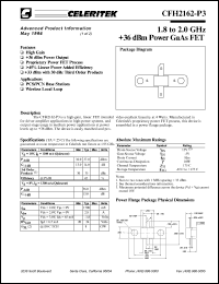 datasheet for CFH2162-P3 by 