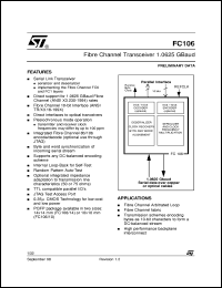 datasheet for FC106 by SGS-Thomson Microelectronics