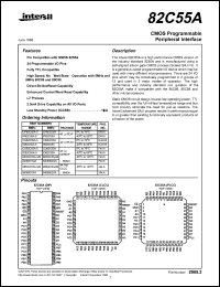 datasheet for CS82C55A-5 by Intersil Corporation
