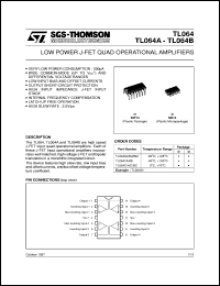 datasheet for TL064ID by SGS-Thomson Microelectronics