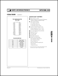 datasheet for WPS512K8LT-55RM by 