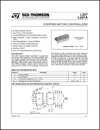 datasheet for L297 by SGS-Thomson Microelectronics