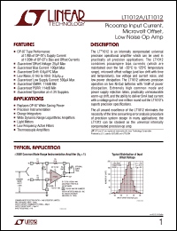 datasheet for LT1012IN8 by Linear Technology