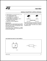 datasheet for 74V1T07 by SGS-Thomson Microelectronics