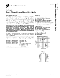 datasheet for CLC115MDC by 