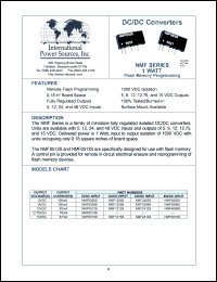 datasheet for NMF0515S by 