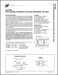 datasheet for CLC400AMC by 