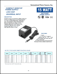 datasheet for SWI15-15 by 