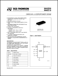 datasheet for M48Z09 by SGS-Thomson Microelectronics