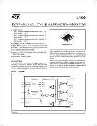 datasheet for L4909 by SGS-Thomson Microelectronics