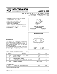 datasheet for AM0912-150 by SGS-Thomson Microelectronics