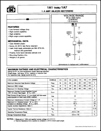 datasheet for 1A1 by 