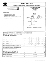 datasheet for 1W010 by 