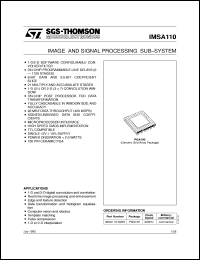 datasheet for IMSA110 by SGS-Thomson Microelectronics