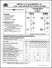 datasheet for HER102L by 