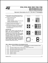 datasheet for C20 by SGS-Thomson Microelectronics