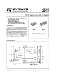 datasheet for L9610C by SGS-Thomson Microelectronics