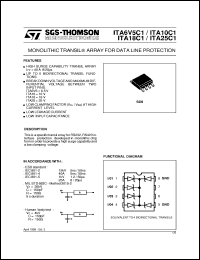 datasheet for ITA10C1 by SGS-Thomson Microelectronics