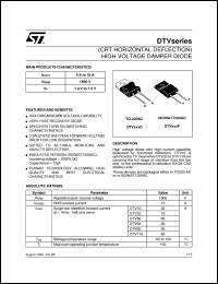 datasheet for DTV110D by SGS-Thomson Microelectronics