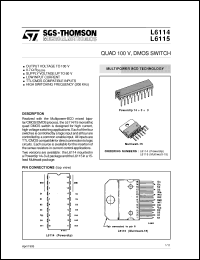 datasheet for L6114 by SGS-Thomson Microelectronics