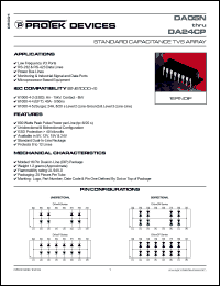 datasheet for DA15CN by 