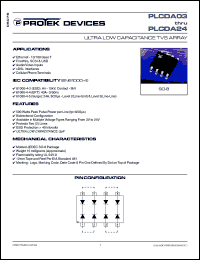 datasheet for PLCDA24 by 