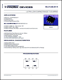 datasheet for SLVU2.8-4 by 