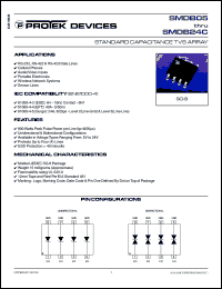 datasheet for SMDB08C by 