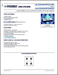 datasheet for ULC0404FC15C by 