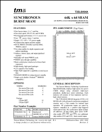 datasheet for T35L6464A-5L by 