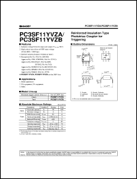 datasheet for PC3SF11YVZA by Sharp