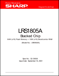 datasheet for LRS1805A by Sharp