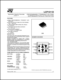 datasheet for LCP1511D by SGS-Thomson Microelectronics