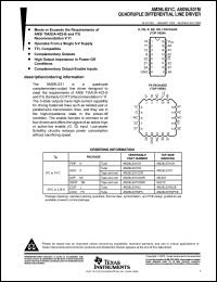 datasheet for AM26LS31CDBR by Texas Instruments