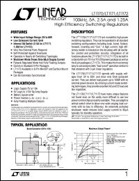 datasheet for LT1172CQ by Linear Technology