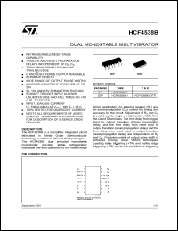 datasheet for HCF4538BM1 by SGS-Thomson Microelectronics