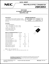 datasheet for 2SK3053 by NEC Electronics Inc.